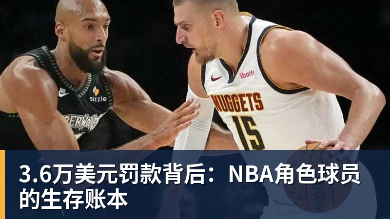 NBA下注3.6万美元罚款背后:NBA角色球员的生存账本