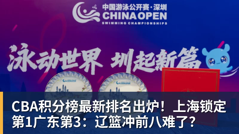 CBA积分榜最新排名出炉！上海锁定第1广东第3：辽篮冲前八难了？